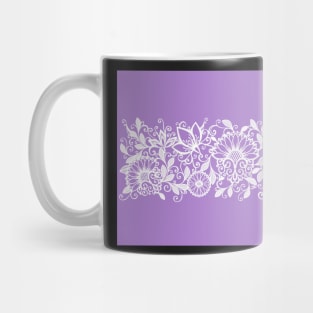 Scottish Thistle Pattern (Purple) Mug